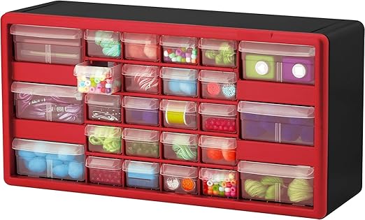 Akro-Mils 26-Drawer Plastic Drawer Storage Cabinet - Image 9