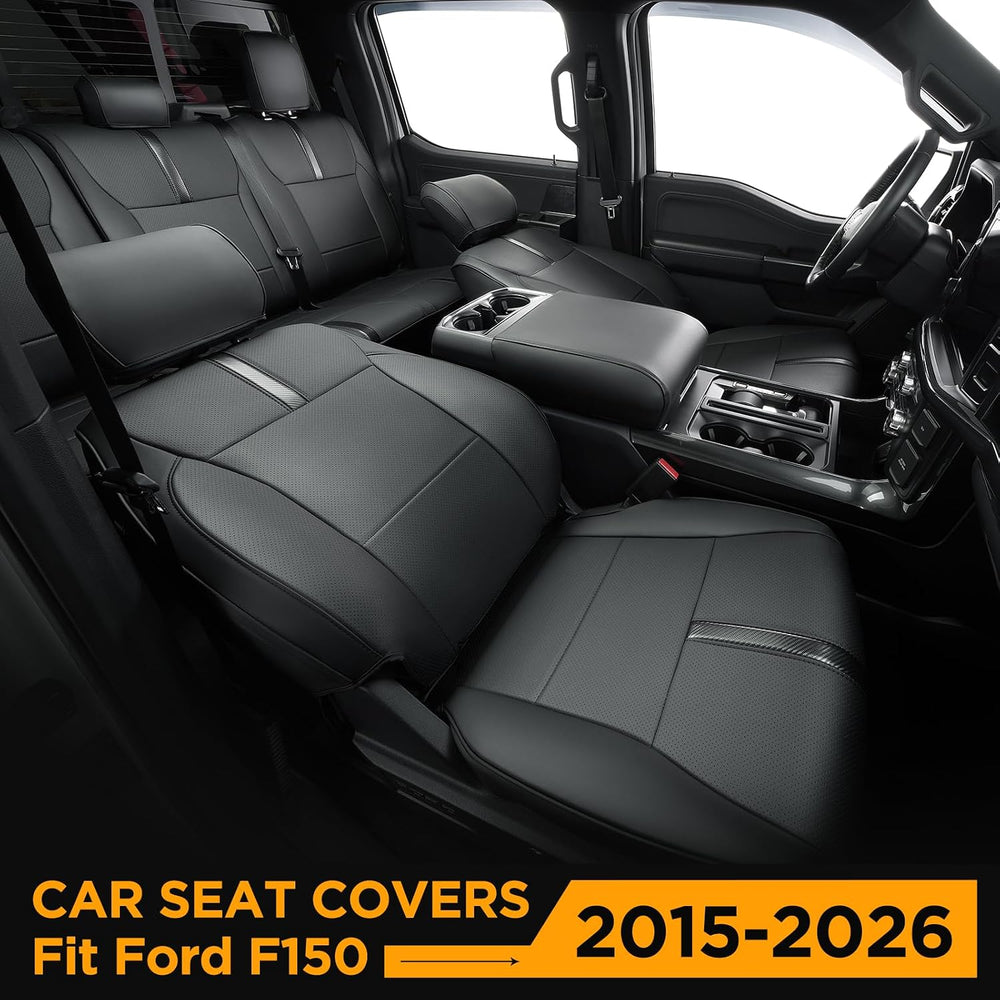 Super Cover® for Ford F150 Seat Covers 2015-2024 2025 2026 Full Set, for F-15...