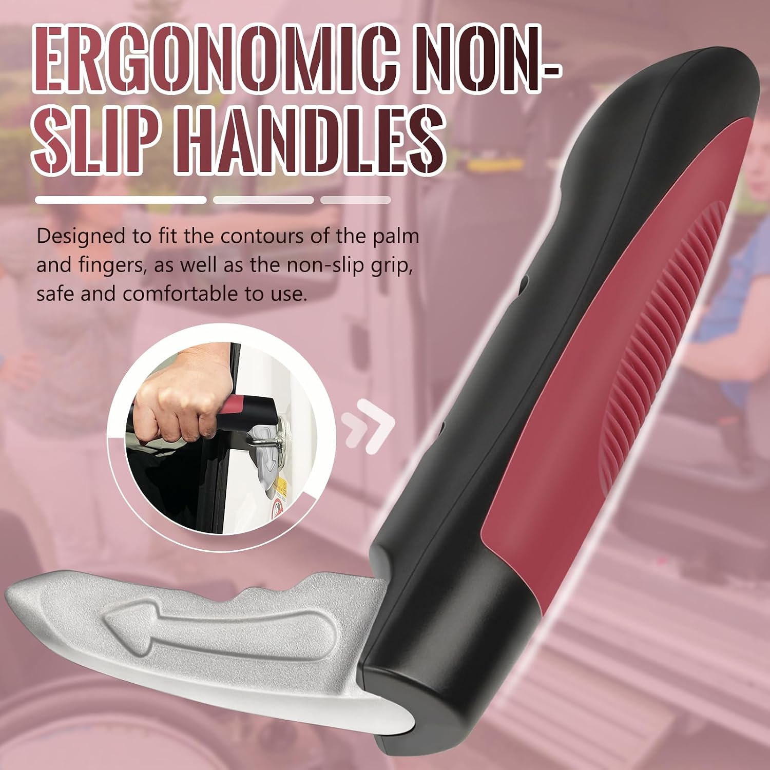 Car Door Handle for Elderly Car Handle Assist Support, Portable Auto Grab Handles for Handicap Seniors