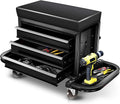 Auto Dynasty 3-Drawer Mechanic Rolling Seat, 350 LBS Capacity Roller Garage