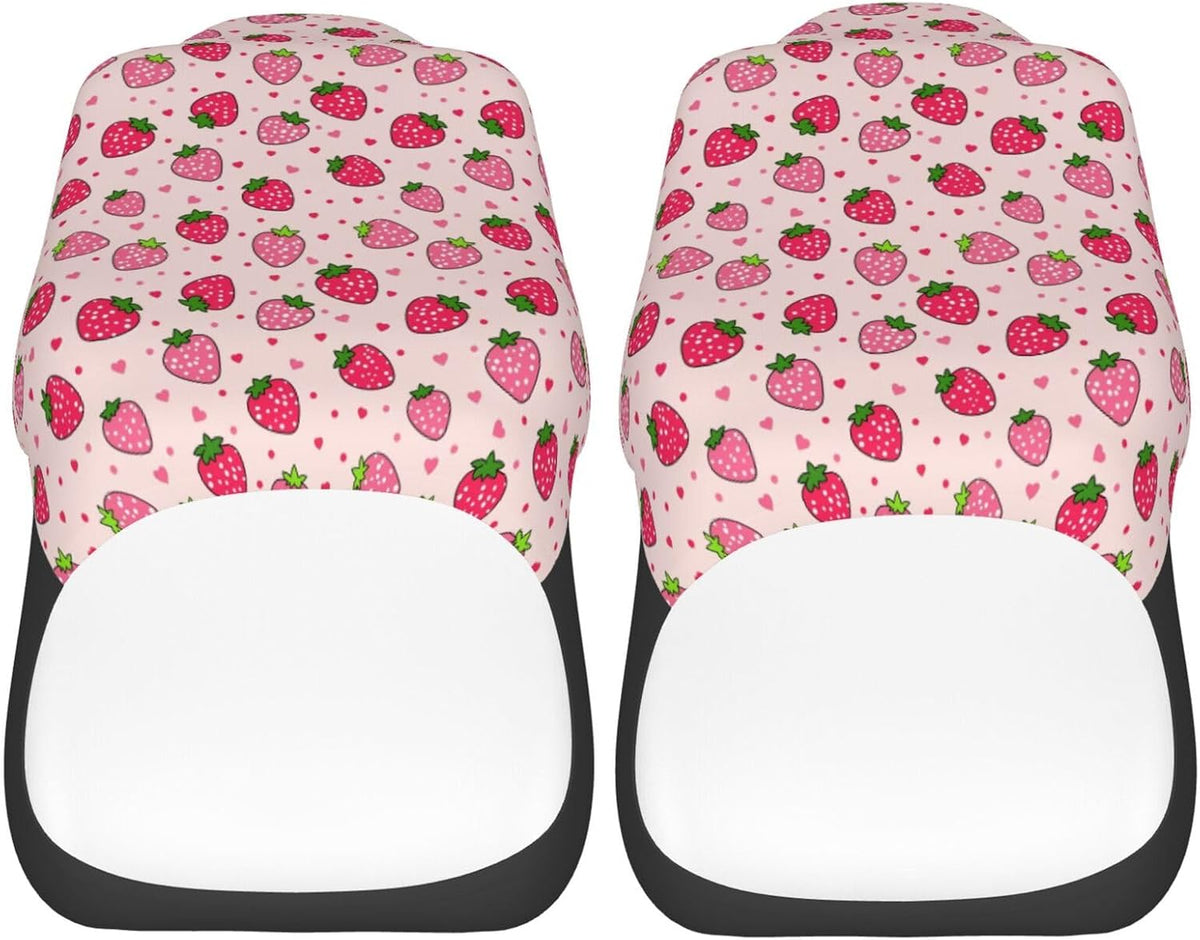 dujiea pink strawberry 2 pcs universal auto seat, package contents