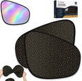 Universal Car Side Window Sun Shades, Side Automotive Window Sunshades, Driver Passenger Sun Blocker, Removable Window Cover, Car Shades for Side, UV Protection Privacy Screen Accessories(D+P)