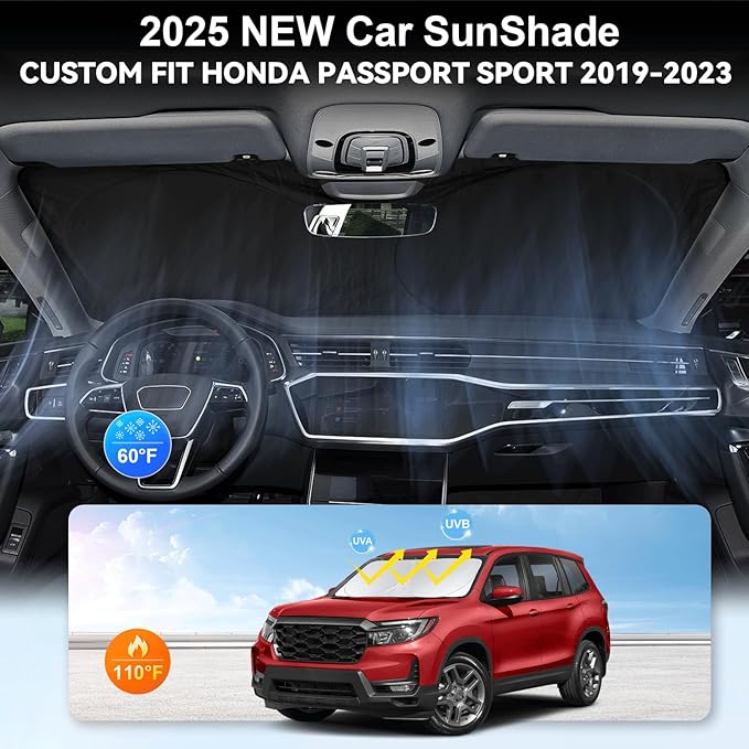 Custom Fit Passport Windshield Sunshade - Image 4
