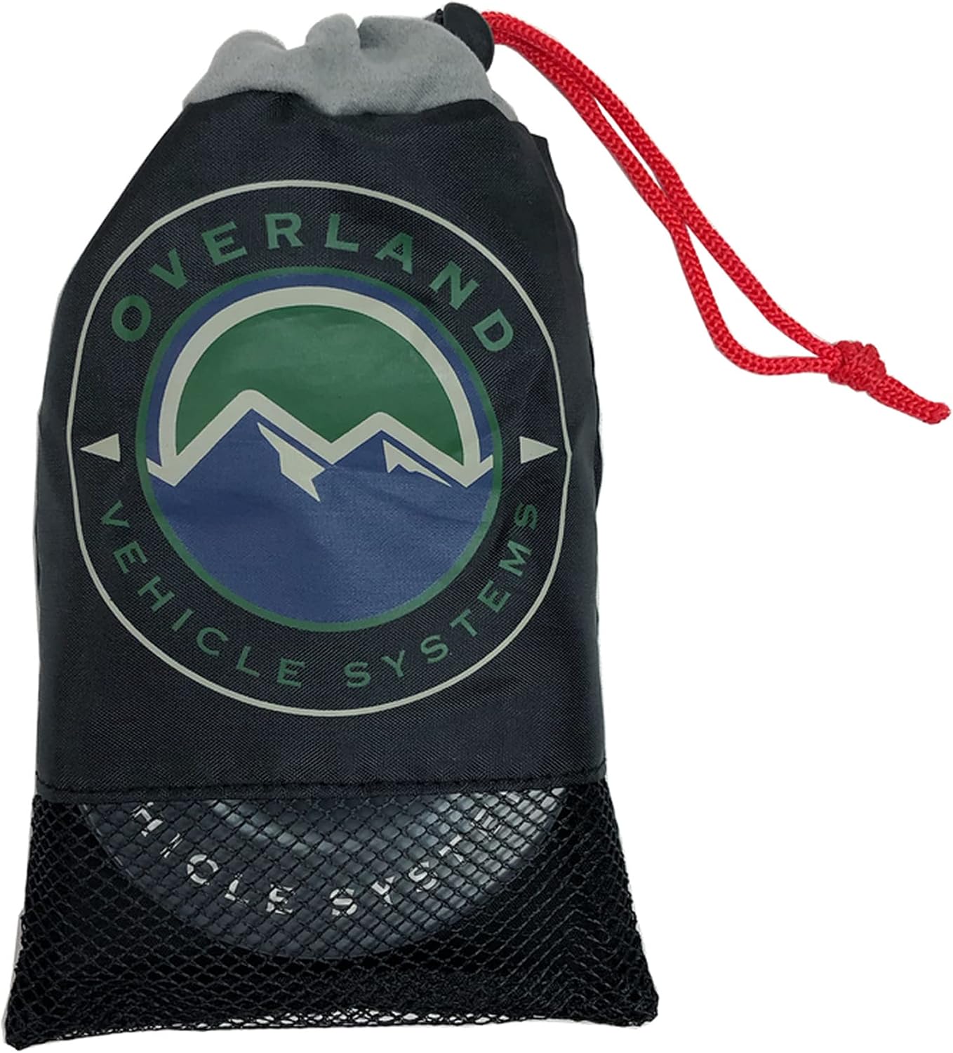 Overland Vehicle Systems Recovery Ring 4.00" 41,000 lb. Gray with Storage Bag