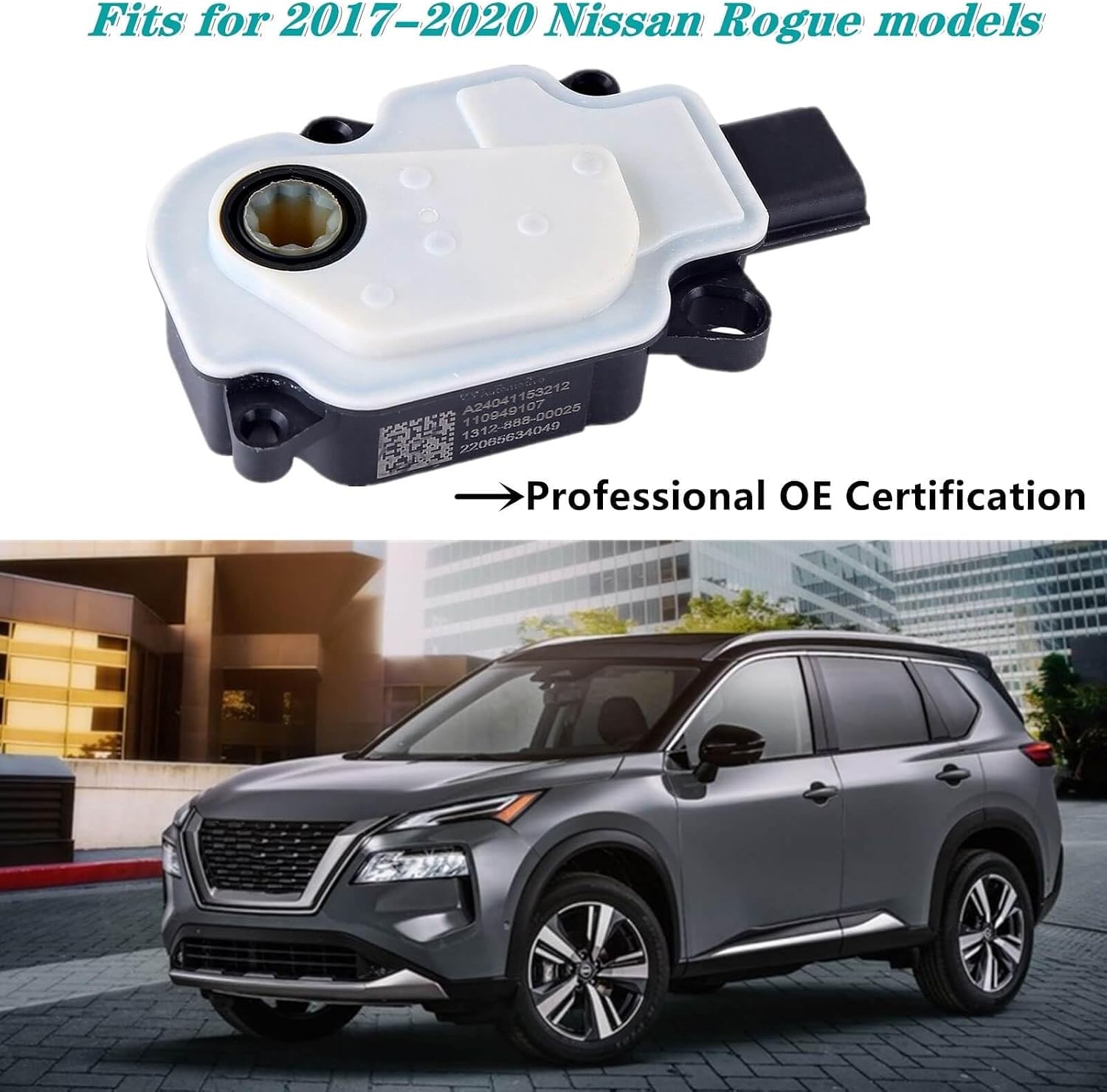 A24041153212 Shutter Grille Air Actuator Motor,Compatible with 2017-2020 Nissan Rogue 110949107 1312-888-00025 17148245258 21421-4BC0A