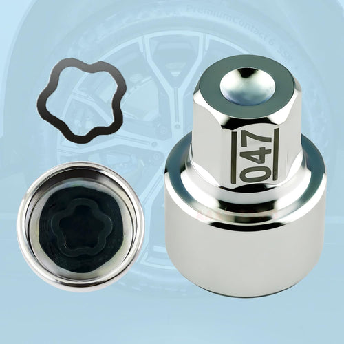 #047 Compatible with BMW 1 3 5 7 8 X2 X3 X5 X6 Wheel Lock Key Tire Lug Key | 047 Wheel Locking Nut Key Replacement