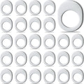 40 Pcs Offset Wheel Washers Bulk for Most Wheels Tire Repair Tools