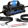 24V 25A Scissor Lift Battery Charger, 24V Golf Cart Battery Charger, 24 Volt Battery Charger for JLG Scissor Lift, Forklift, Genie Skyjack, Electric Pallet Jack, Floor Scrubber
