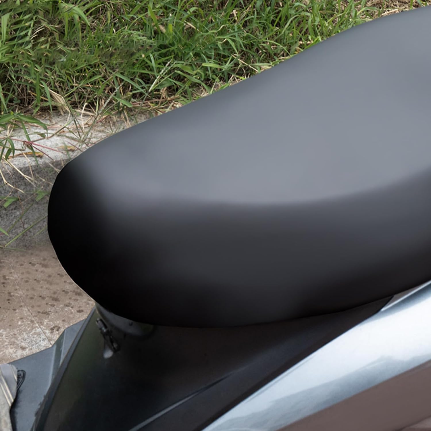 Motorcycle Seat Covers Protector Cushion Elastic PU Leather Electric Bike Seat Full Covers Motorcycle Protector