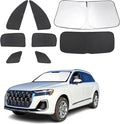 TINGLU Window Shades for Audi Q7 SUV 2016-2025 Accessories Side Full Windows by TINGLU