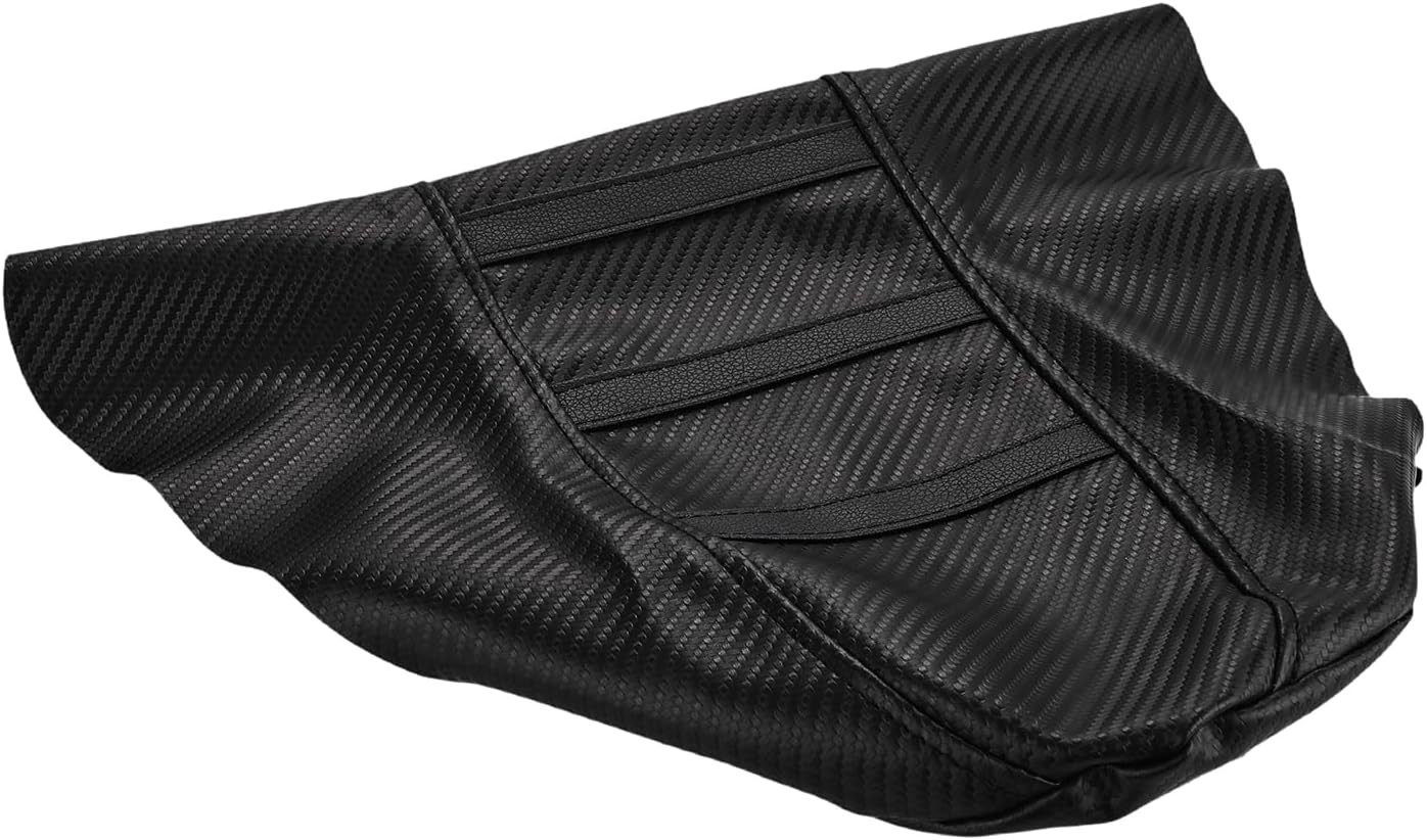Seat Cover for Tutti Tuttio Tutto Soleil 01 Electric Dirt Bike | Non Slip Black Stripe Gripper Soft Water Proof Black