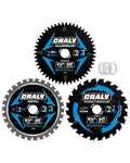 CRALY 5-3/8 Inch 24T Wood Framing & 30T Metal & 50T Aluminum Cutting Circular by CRALY