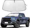 Front Windshield Sunshade Foldable Sunshade Protector Compatible with Ford F150 2009-2014 Accessories, 240T Window Shade Sun Visor Protector Blocks UV Rays Keep Your Car Cooler