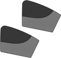 2 PCS Car Window Shades, Semi-shading Semi-breathable Driver Side Window Shade, Splicing Anti-glare Heat-insulating Privacy Covers, Universal for Most Cars (Black)