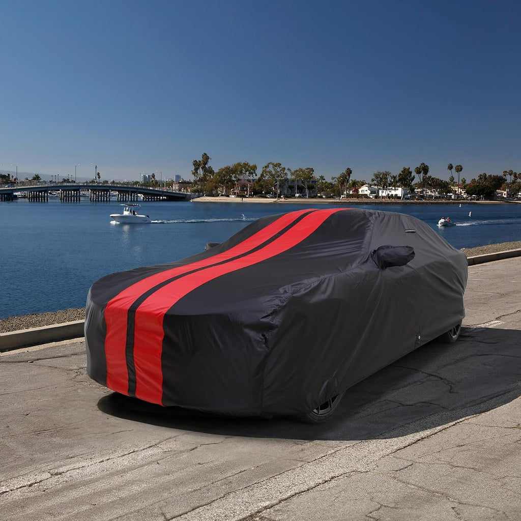 icarcover car cover waterproof all weather for 1990-2001 on a desk or shelf