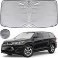 KAYZT Windshield Sun Shade for 2014-2019 Toyota Highlander SUV Foldable by KAYZT