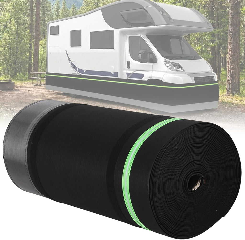 Generic Thick Mobile House Skirting Easy Installation Camper Skirting Waterproof 39.37ft Heightx85.3ft Length for Gardens Outdoor Use