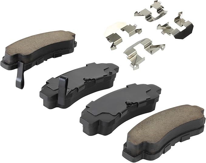 Premium Semi-Metallic Rear Brake Pads Replacement - Image 2
