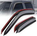 Auto Dynasty Set of 4 Carbon Fiber Pattern Window Visors Compatible by AutoDynasty