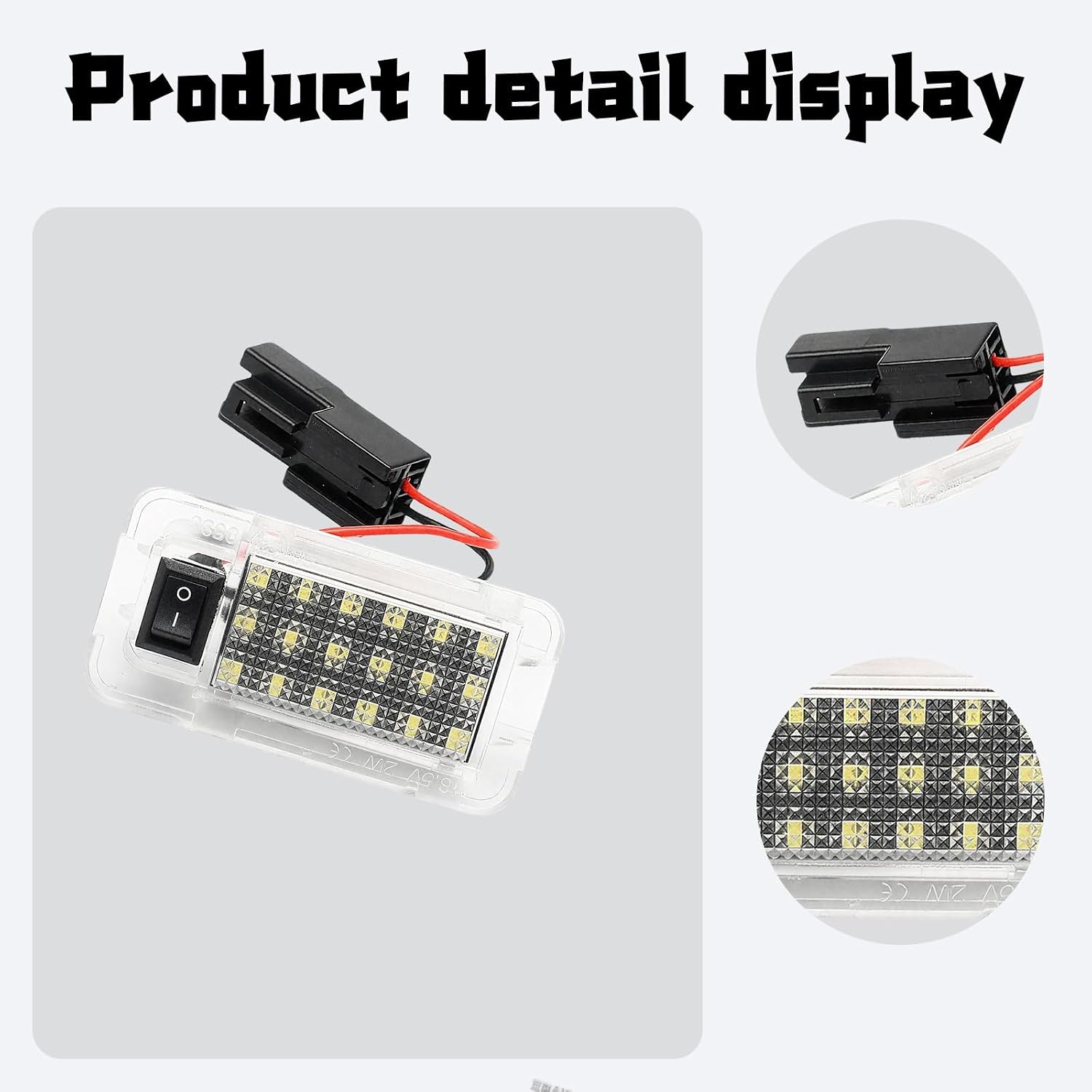 LED Luggage Compartment Light Fits for Toyota RAV4,Trunk Ceiling Lights Lamps,Decorative Atmosphere Lamp,Interior Replacement LED Lights Lamps,Car Accessories (for Toyota RAV4 2019-2021)