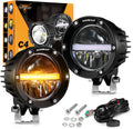 auxbeam c4 series 4 inch 110w round light, main product view
