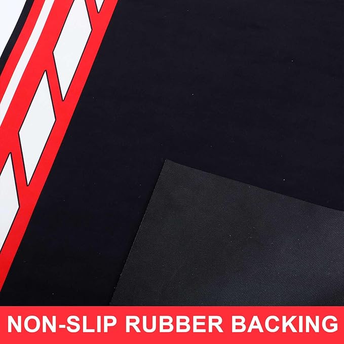 Motorcycle Mat 78 x 31 Inch Garage Floor Rug Washable Parking Mats - Image 5