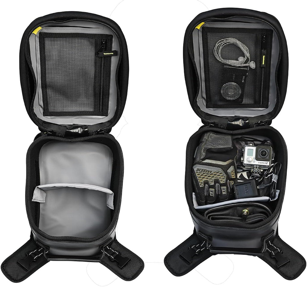 Nelson-Rigg Waterproof Hurricane Adventure Tank Bag, fits Most Honda Yamaha Kawasaki Adventure Bikes Black