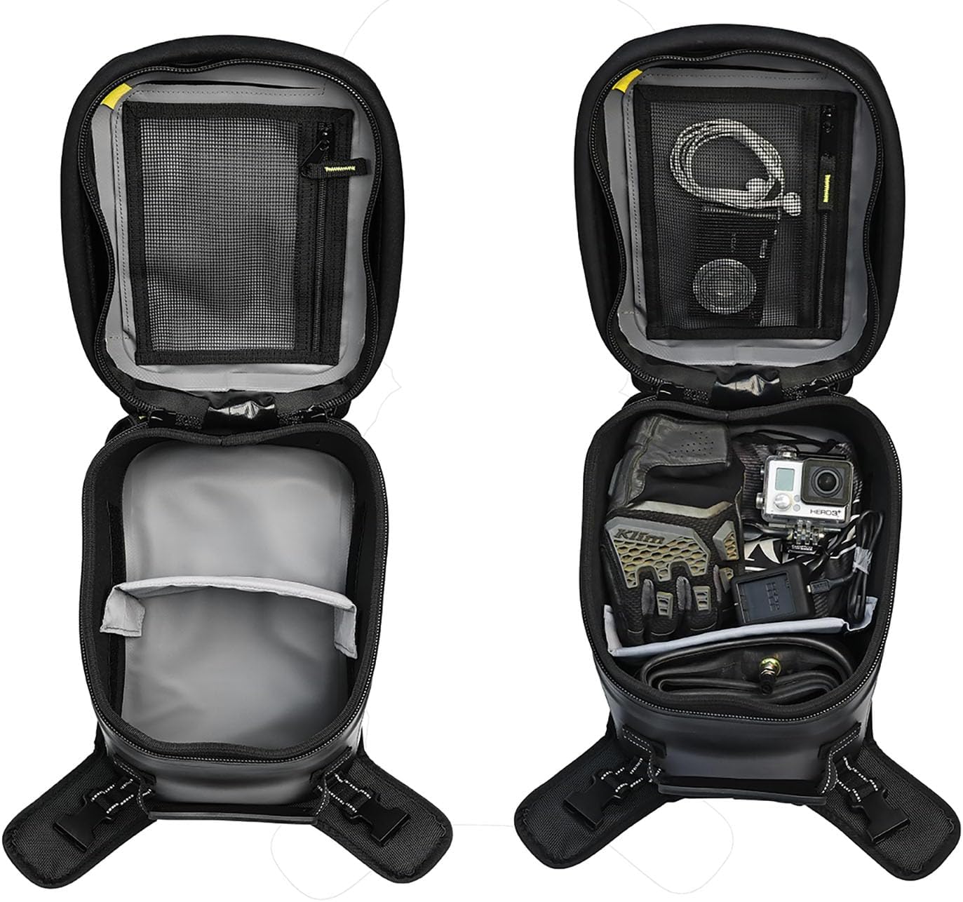 Nelson-Rigg Waterproof Hurricane Adventure Tank Bag, fits Most Honda Yamaha Kawasaki Adventure Bikes Black