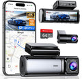 affver 4k+2.5k dash cam front and rear, built-in, main product view