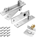 | heavy duty pivot hinge set with door, main product view