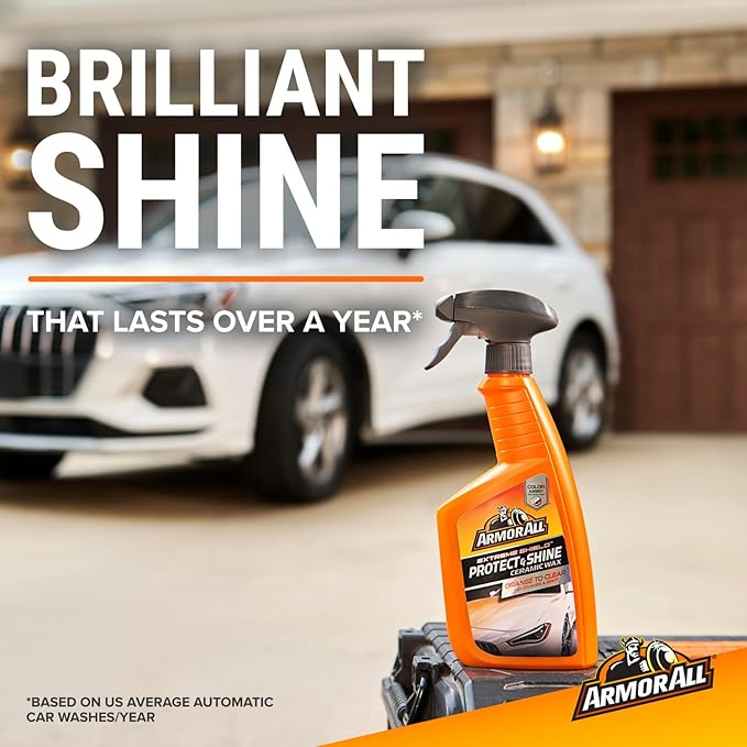 Armor All Extreme Shield Protect & Shine Ceramic Wax, Color Changing Spray Car - Image 2