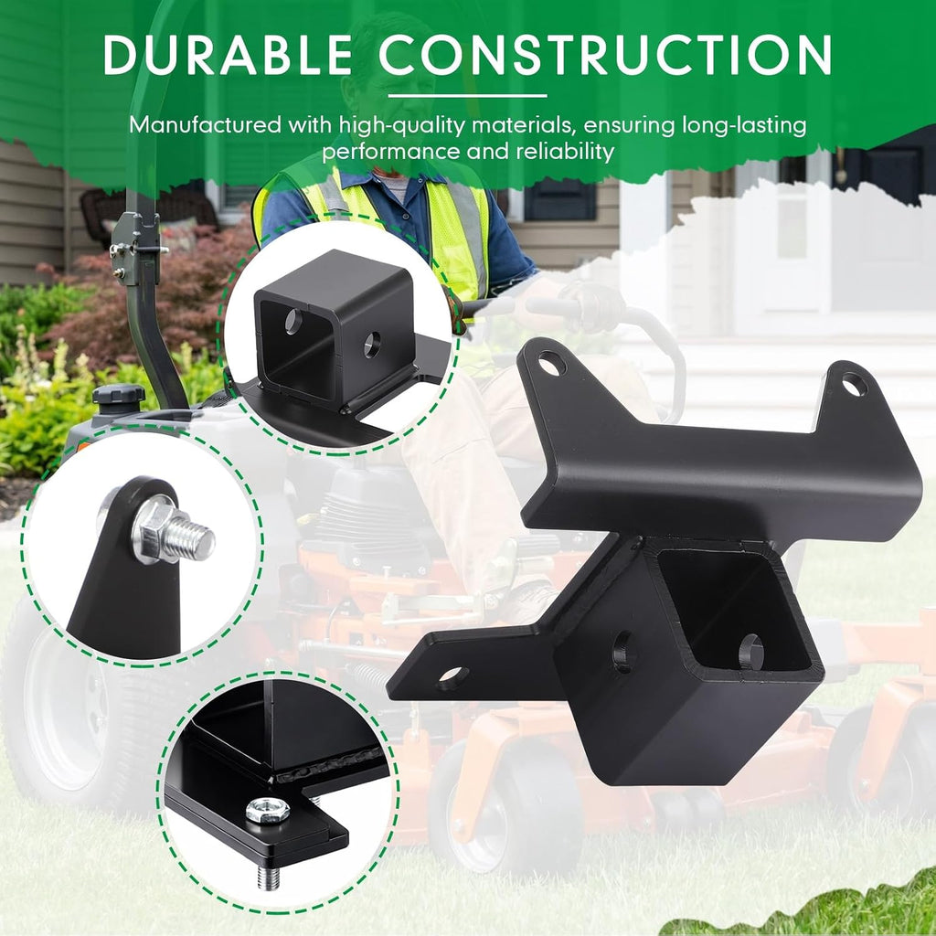Timtin 093-1140-00 2" Front Hitch Receiver Bracket Receiver Mount Compatible with Maverick Lawn Mowers from 2021 to Present