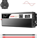 Xijia 3000W Pure Sine Wave Power Inverter DC24V to 110V 120V ac Converter 60HZ by XIJIA