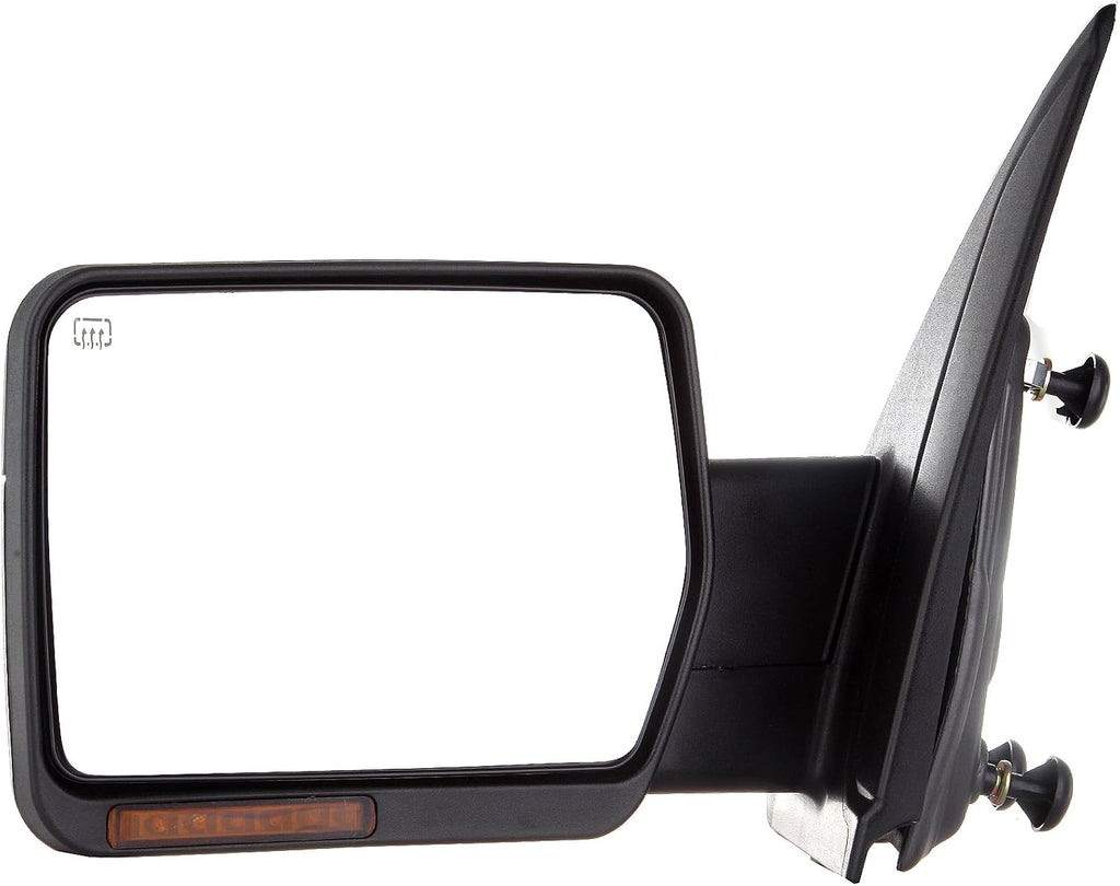 Driver Side Heated Towing Mirrors Fits 2007-2014 for Ford for F-150 Series Truck Pickup, Power Adjusted View Mirror with Turn Signal Indicator