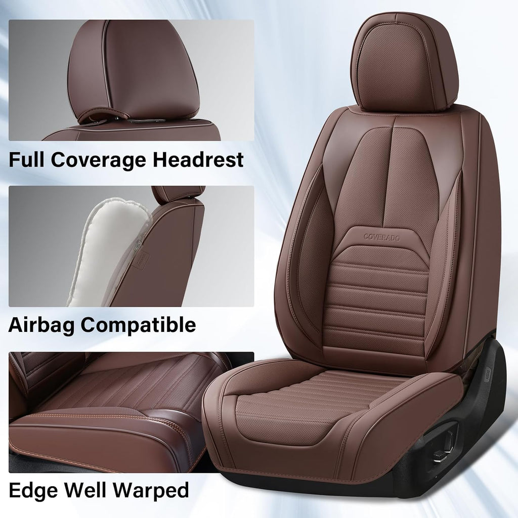 coverado seat covers, car seat covers front seats, close-up detail