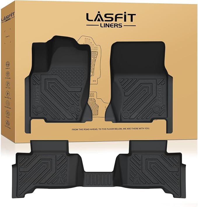LASFIT Floor Mats Custom Fit for Toyota Land Cruiser 2024 2025, All-Weather - Image 3