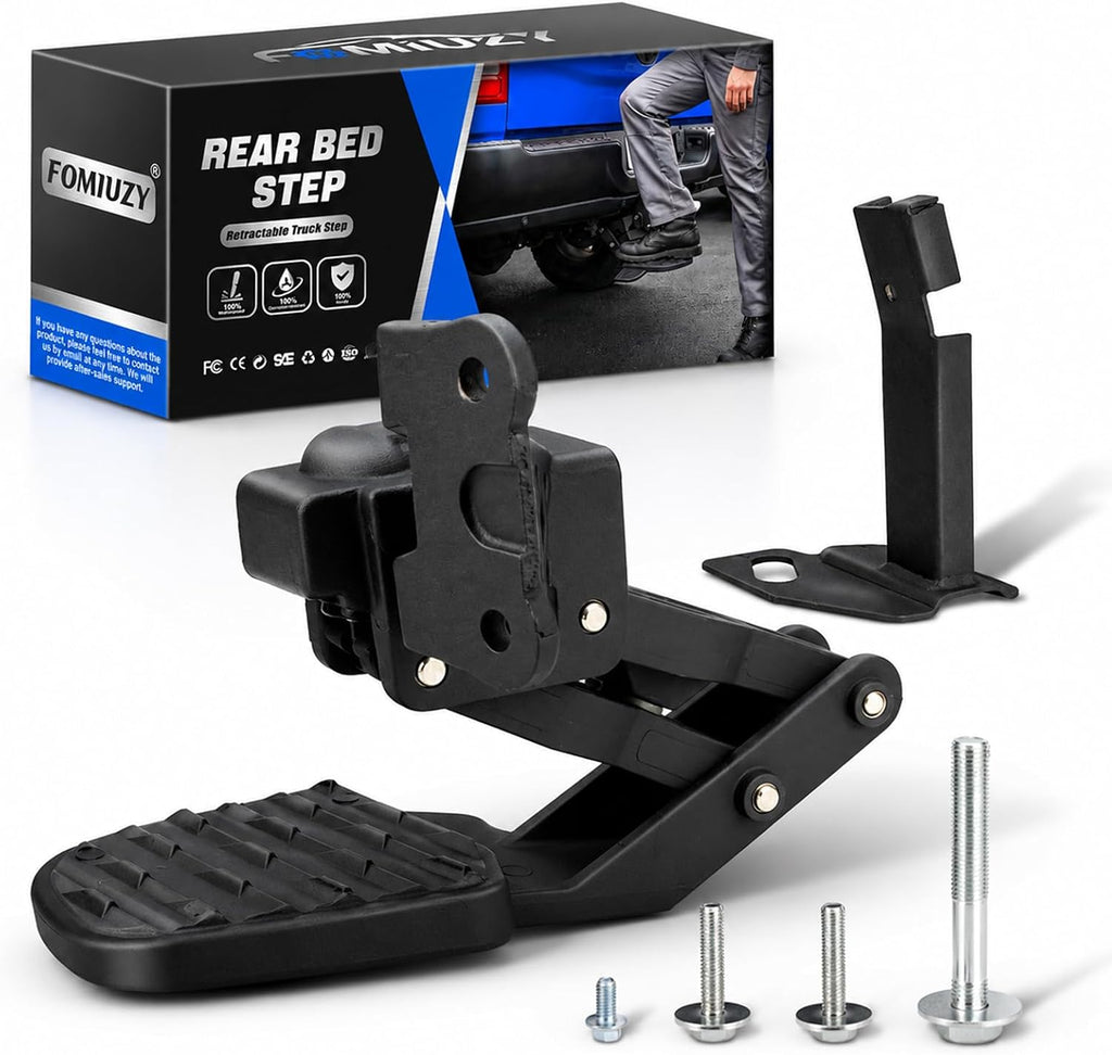 Rear Bed Step Truck Retractable Tailgate Bumper Step Fit for Dodge Ram 2500 3500 2019 2020 2021 2022 2023 2024 2025 2026 Replaces 82215842AG 82215842AH 82215842AD 82215842AE 82215842AF