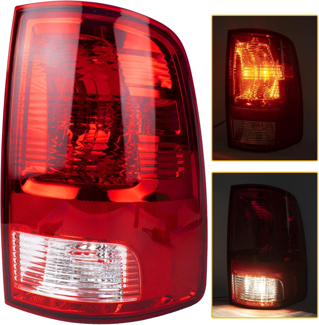 Boine Right Side Tail Light Compatible With 2009-2018 Dodge Ram 1500 2500 3500 - Bulb Included (Right Passenger Side)