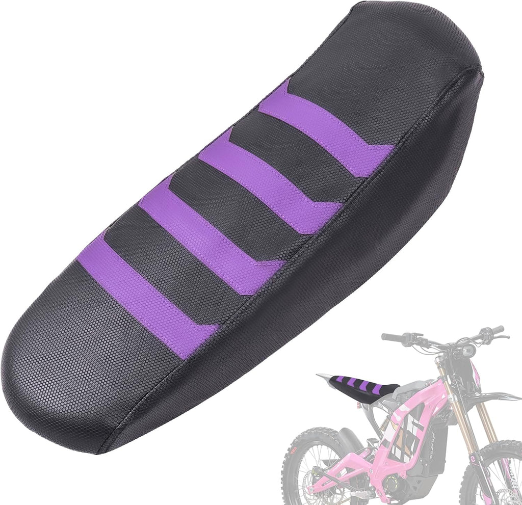 Surron Seat Cover, Purple | Non-Slip No Staples or Trimming Electric Dirt Bike Seat Cover for Sur Ron Light Bee X
