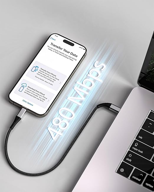 1FT USB C to USB C Cable, Samsung Galaxy S25 A16, Moto G8, Google Pixel - Image 3