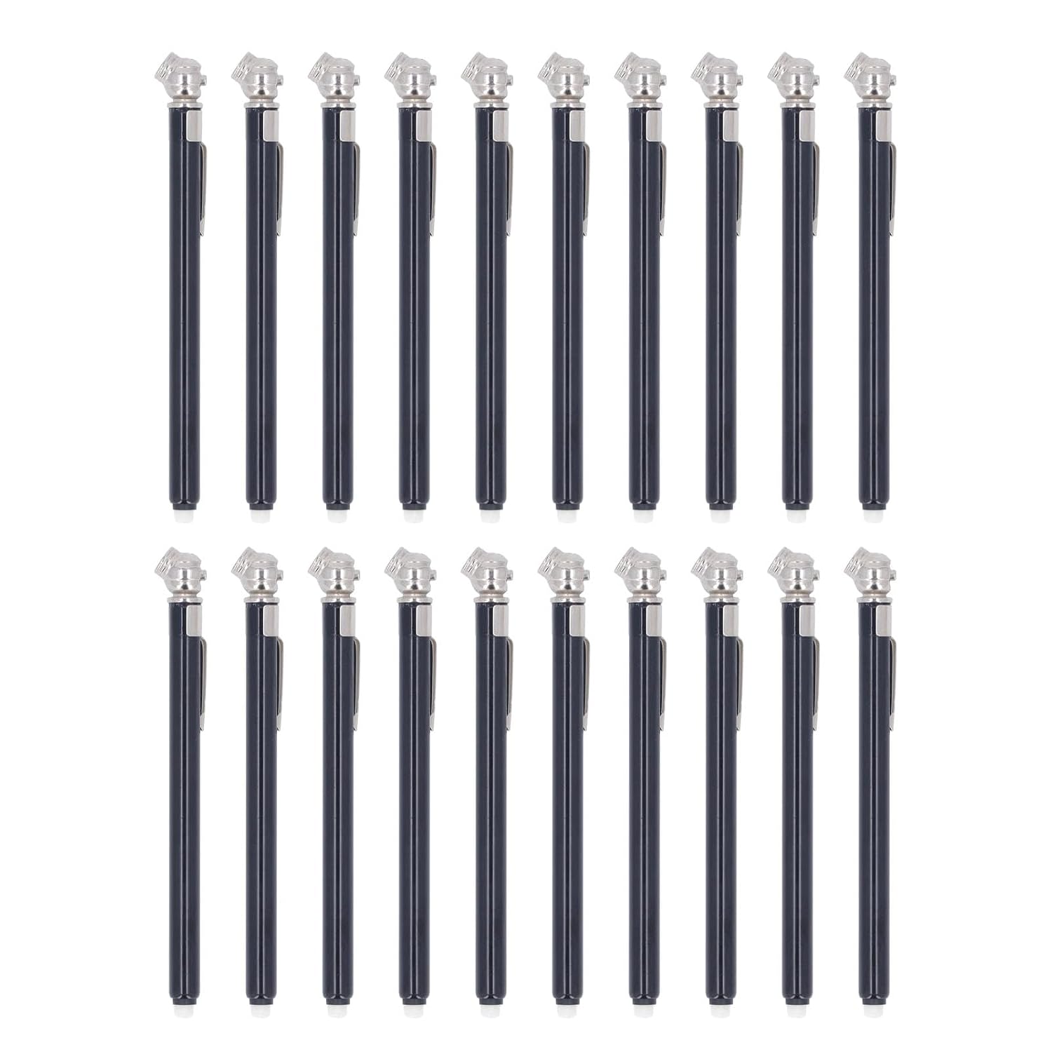 SUNGOOYUE Durable Pencil Tire Pressure Zinc Alloy Nozzle Portable Tire Pressure Pen for Easy Measurement Pack of 20