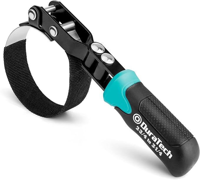 DURATECH Anti-Slip Small Swivel Oil Filter Wrench, Oil Filter Removal Tool Fits by DURATECH