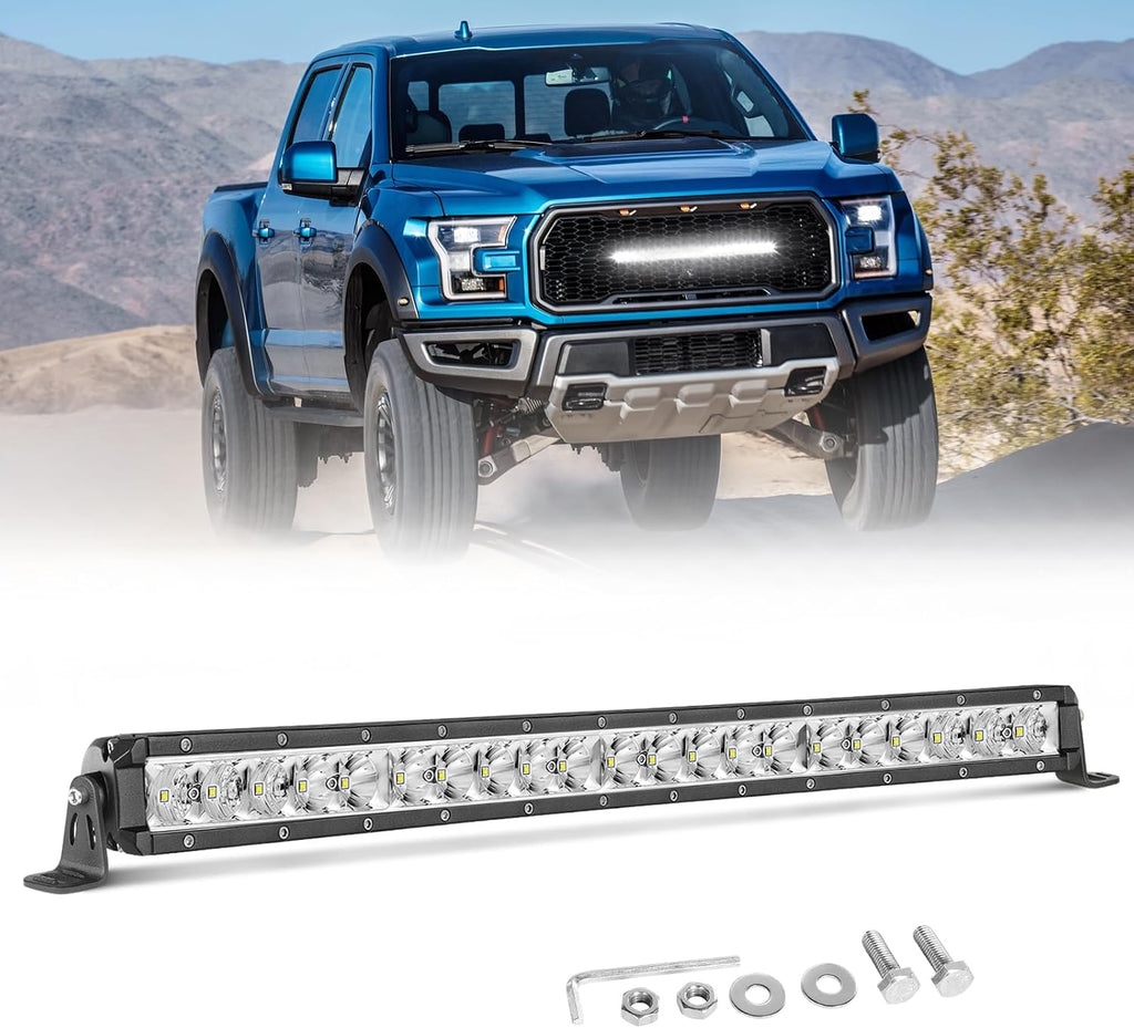 20 inch led light bar, niwaker 100w single, main product view