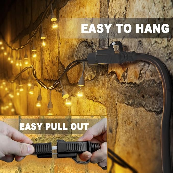 HUANCHAIN 10 ft Indoor Outdoor Black Extension Cord Waterproof, 16/3 Gauge - Image 5