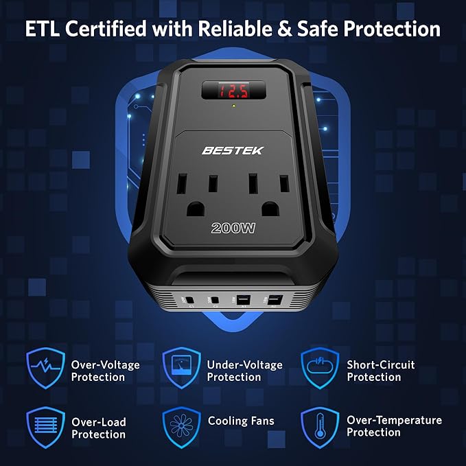 BESTEK 200W Car Power Inverter - Image 2