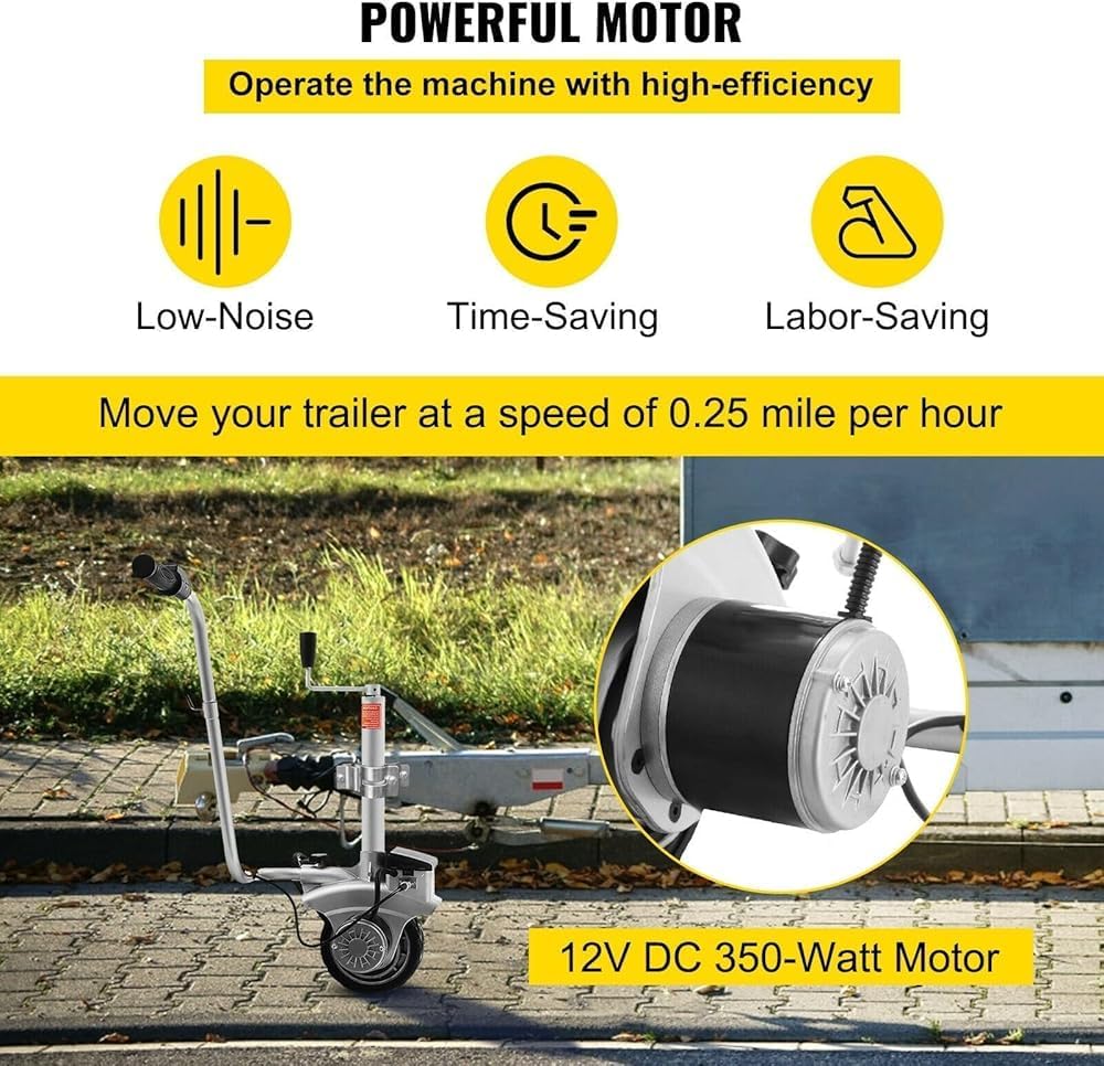 Motorised Wheel Trailer Mover 12V Motorised Wheel Electric Mover for Caravan Trailer 350W