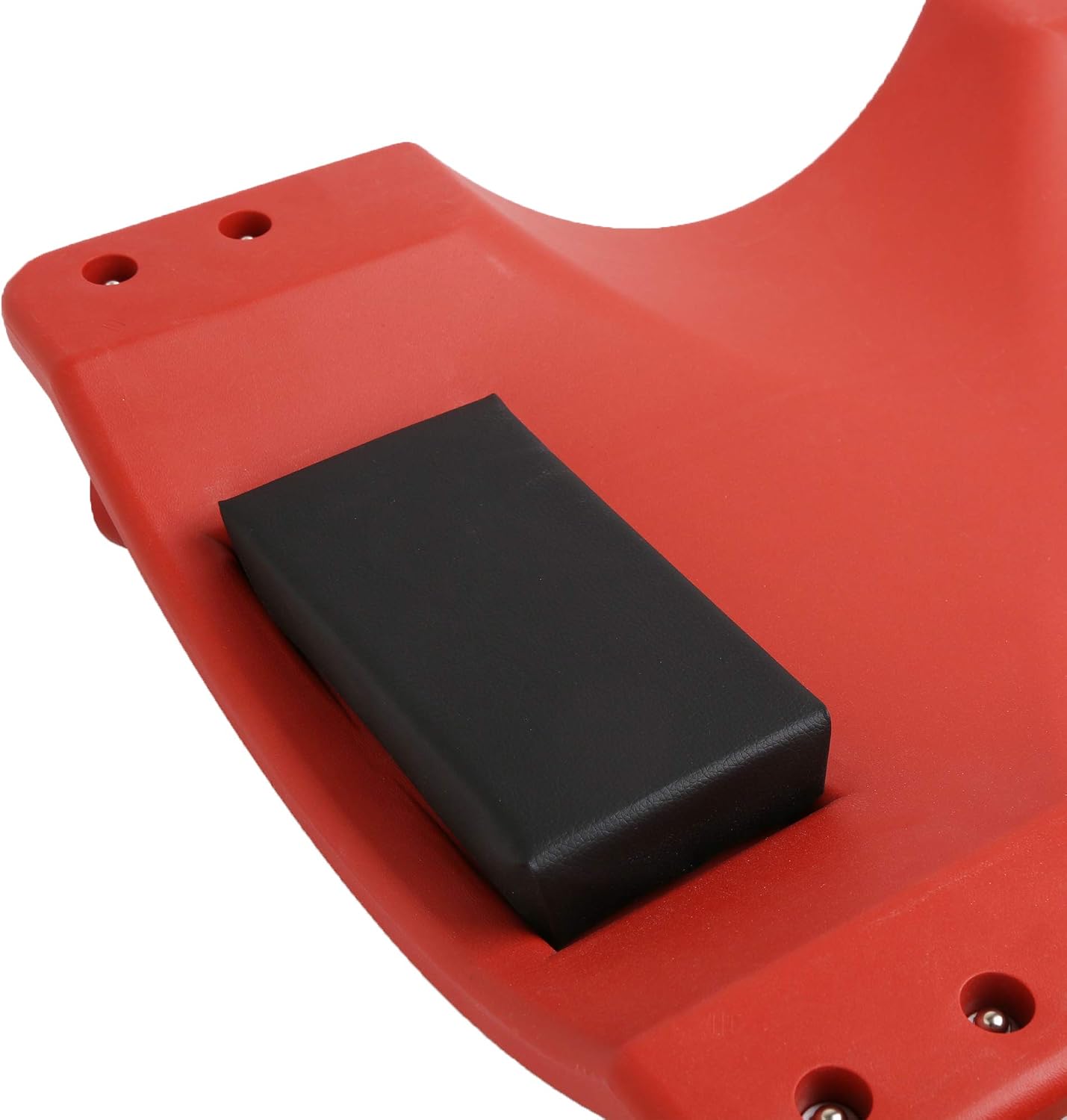 WINTOOLS Low Profile Red 40 Inch Creeper Garage Plastic Rolling Car Repair Mechanic Cart