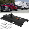 5th Wheel to Gooseneck Adapter Fits Industry-Standard 5th Wheel Rails, Gooseneck Hitch Plate with 2-5/16 Inch Ball, for Towing Heavy Trailers
