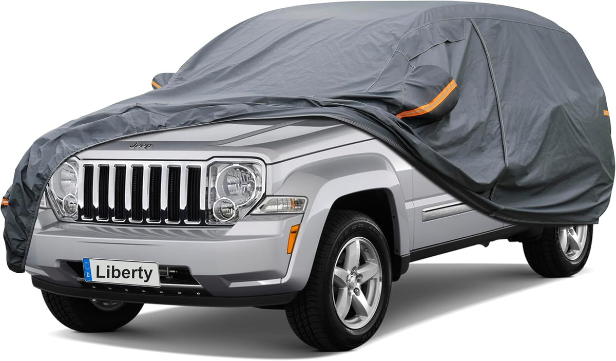 Premium Car Cover Custom Fit Jeep Liberty, 16 Layers Heavy Duty Car Cover