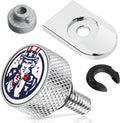 Amazicha Stainless Steel Seat Bolt Screw Nut Cover Mount Kit Compatible for Harley Davidson Touring Sportster Softail Dyna 1996-2026 Chrome